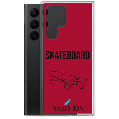 Skateboard - Clear Case for Samsung®
