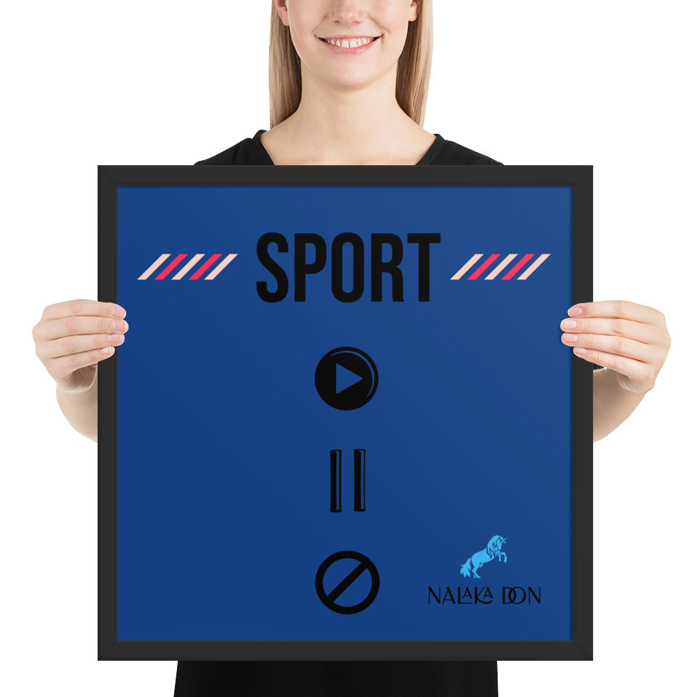 Sport - Unique Framed Poster