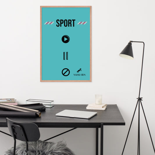 Sport - Unique Framed Poster