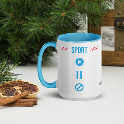 Sport - Unique Mug with Color Inside