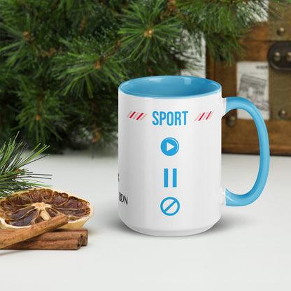 Sport - Unique Mug with Color Inside