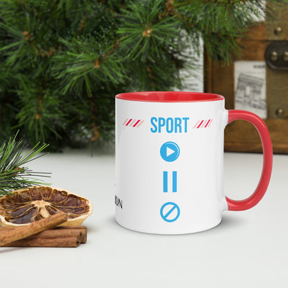 Sport - Unique Mug with Color Inside
